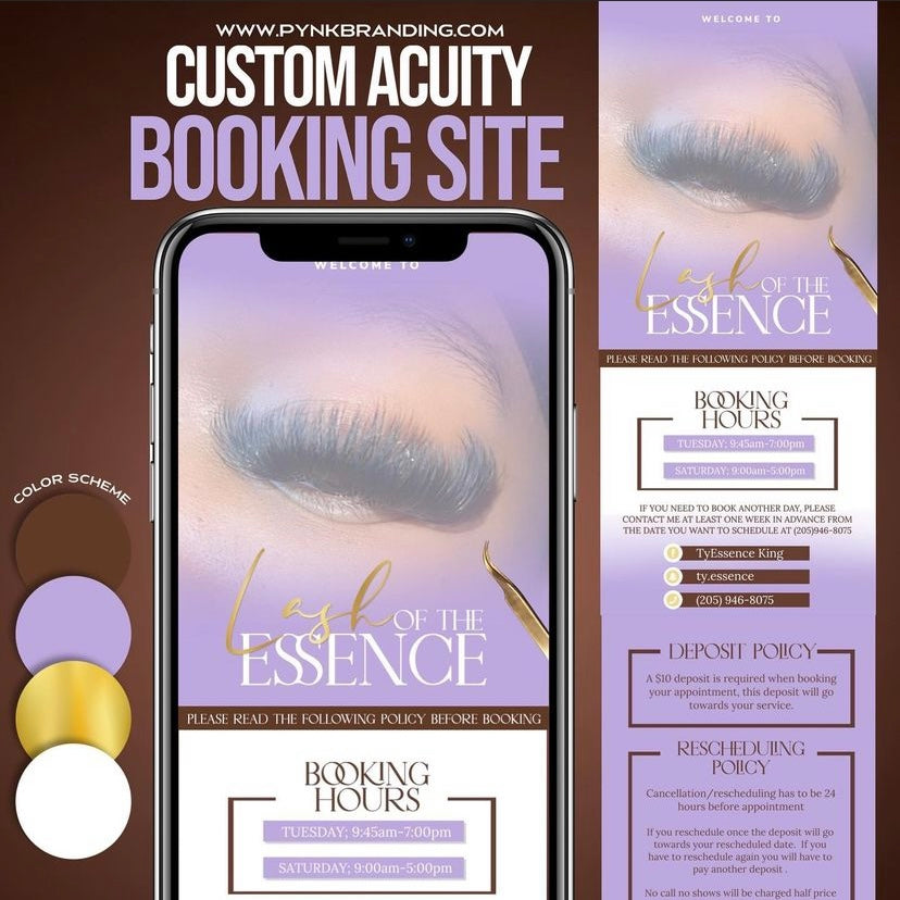 Custom Booking Website
