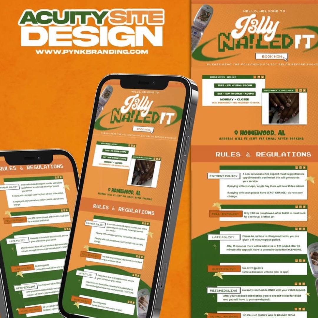 Custom Booking Website