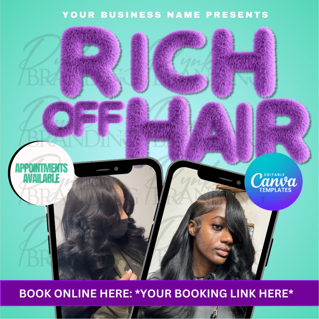 Rich Off Hair Premade Design #120